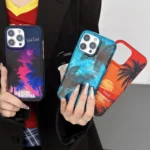 Coconut Tree Double-sided lamination TPU Phone Case, For iPhone 16 Pro Max, For iPhone 16 Pro, For iPhone 16, For iPhone 15 Pro Max, For iPhone 15 Pro, For iPhone 15 - Image 3