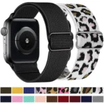 xDfind Adjustable Slide Buckle Elastic Nylon Watch Band, For Apple Watch 42 / 44 / 45 / 46 / 49mm - Image 2