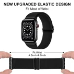 xDfind Adjustable Slide Buckle Elastic Nylon Watch Band, For Apple Watch 42 / 44 / 45 / 46 / 49mm - Image 4