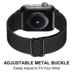 xDfind Adjustable Slide Buckle Elastic Nylon Watch Band, For Apple Watch 42 / 44 / 45 / 46 / 49mm - Image 5