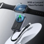 For Apple Watch Series USAMS CD245 1200mAh Portable Watch Wireless Charger with Cable - Image 2