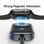 For Apple Watch Series USAMS CD245 1200mAh Portable Watch Wireless Charger with Cable - Image 3