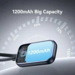 For Apple Watch Series USAMS CD245 1200mAh Portable Watch Wireless Charger with Cable - Image 5