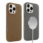 VIETAO Suede MagSafe PU Leather Phone Case, For iPhone 15 Pro, For iPhone 15 - Image 2
