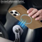 VIETAO Suede MagSafe PU Leather Phone Case, For iPhone 15 Pro, For iPhone 15 - Image 7