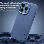VIETAO Retro Denim Texture PU Leather MagSafe Phone Case, For iPhone 13 Pro Max, For iPhone 13 Pro, For iPhone 13 - Image 3