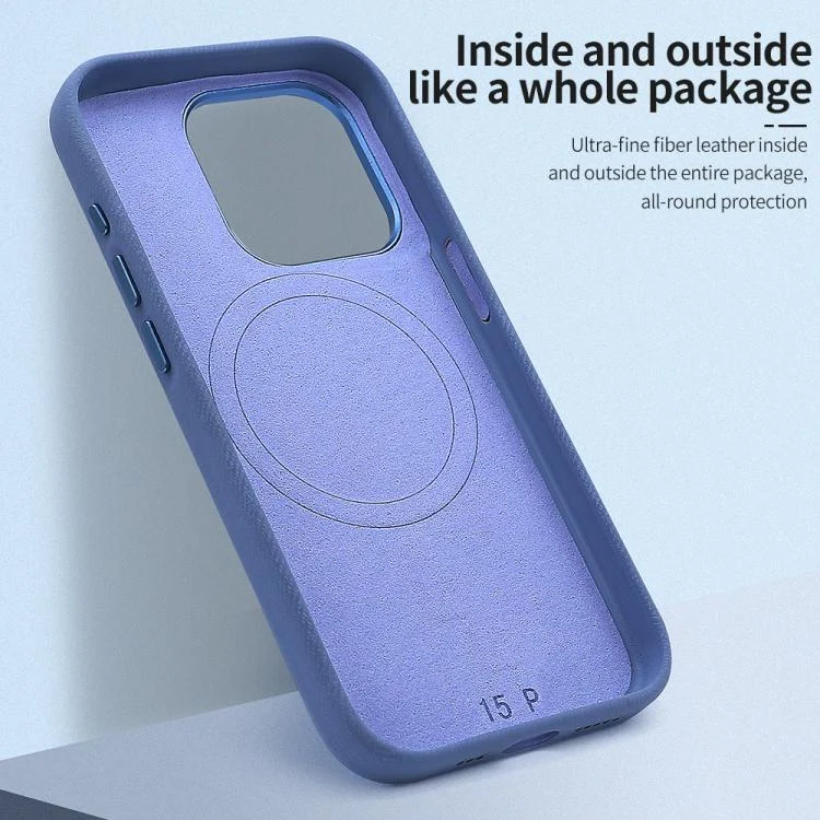 EDA0084245_B4.webp VIETAO Retro Denim Texture PU Leather MagSafe Phone Case, For iPhone 13 Pro Max, For iPhone 13 Pro, For iPhone 13 - Image 5
