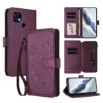 Butterfly Love Flower Multi-card Zipper Wallet Leather Phone Case, For Xiaomi Poco C40 / Redmi 10C, For Xiaomi Civi 1S