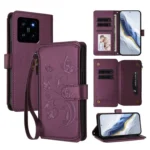 Butterfly Love Flower Multi-card Zipper Wallet Leather Phone Case, For Xiaomi 14, For Xiaomi 13T / 13T Pro / Redmi K60 Ultra