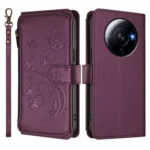 Butterfly Love Flower Multi-card Zipper Wallet Leather Phone Case, For Xiaomi 12S Ultra, For Xiaomi 12 Pro / 12S Pro - Image 2