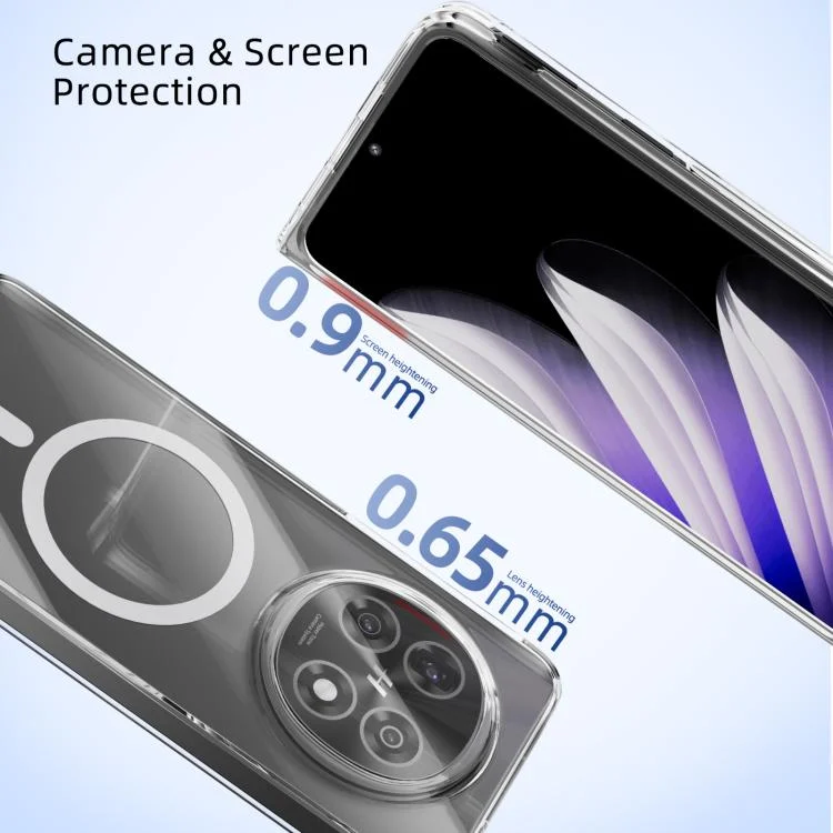EDA008426602A_4.webp ABEEL Transparent MagSafe Magnetic Scratch-resistant PC Phone Case, For OPPO Find N5, For OPPO Find N3, For OPPO Find N3 Flip - Image 5
