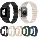 xDfind Magnetic Silicone Watch Band with Integrated Watch Cover, For Apple Watch Series 10 46mm, For Apple Watch Series 10 42mm, For Apple Watch 42 / 44 / 45mm, For Apple Watch Ultra 2 / Ultra 49mm - Image 2