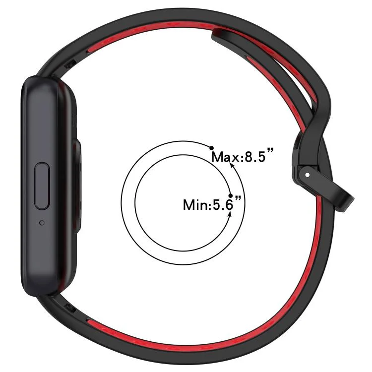 EDA0084276_B3.webp xDfind Two Color Silicone Breathable Watch Band - Image 4