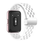xDfind Mesh Magnetic Silver Buckle Silicone Watch Strap - Image 5