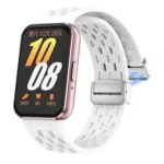 xDfind Mesh Magnetic Silver Buckle Silicone Watch Strap - Image 7