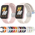 xDfind Mesh Magnetic Silver Buckle Silicone Watch Strap - Image 2