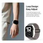 DUX DUCIS Mixture Ultra Series Magnetic Buckle Nylon Braided Strap, For Apple Watch 42 / 44 / 45 / 46 / 49mm - Image 7