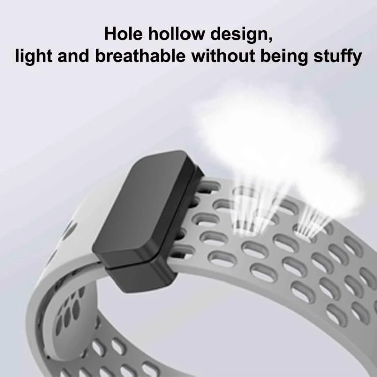 EDA0084289_B4.webp xDfind Hole Style Magnetic Black Buckle Silicone Watch Band - Image 5