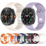 xDfind Round Dots Silver Stud Buckle Silicone Watch Band - Image 2