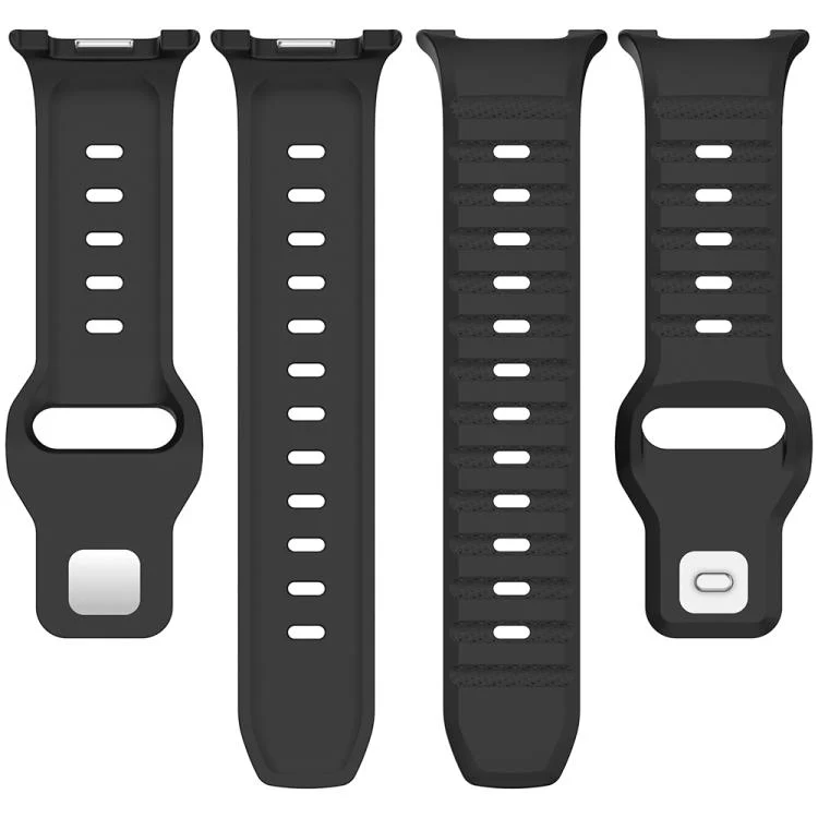 EDA0084296_B4.webp xDfind Round Dots Silver Stud Buckle Silicone Watch Band - Image 5