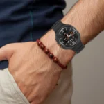 xDfind Round Dots Silver Stud Buckle Silicone Watch Band - Image 6