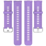 xDfind Silver Buckle Solid Color Silicone Watch Band - Image 5