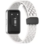xDfind Hole Style Magnetic Black Buckle Silicone Watch Band - Image 8