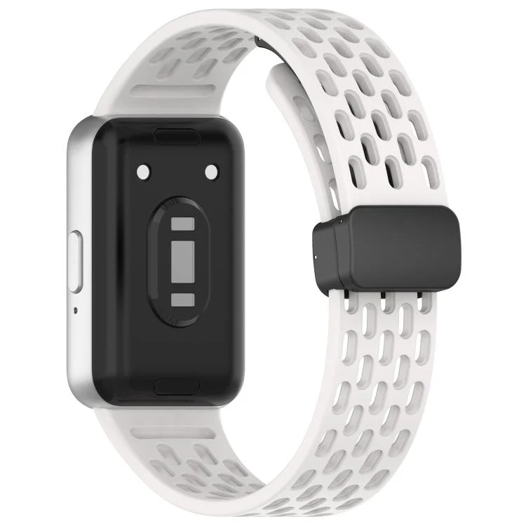 EDA008430001A_1.webp xDfind Hole Style Magnetic Black Buckle Silicone Watch Band - Image 8