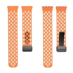 xDfind Hole Style Magnetic Black Buckle Silicone Watch Band - Image 4