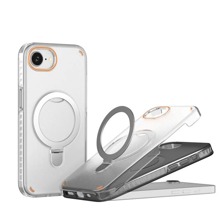 Colorful 2 in 1 MagSafe Ring Holder Phone Case, For iPhone 16e, For iPhone 16 Pro Max, For iPhone 16 Pro, For iPhone 16 Plus