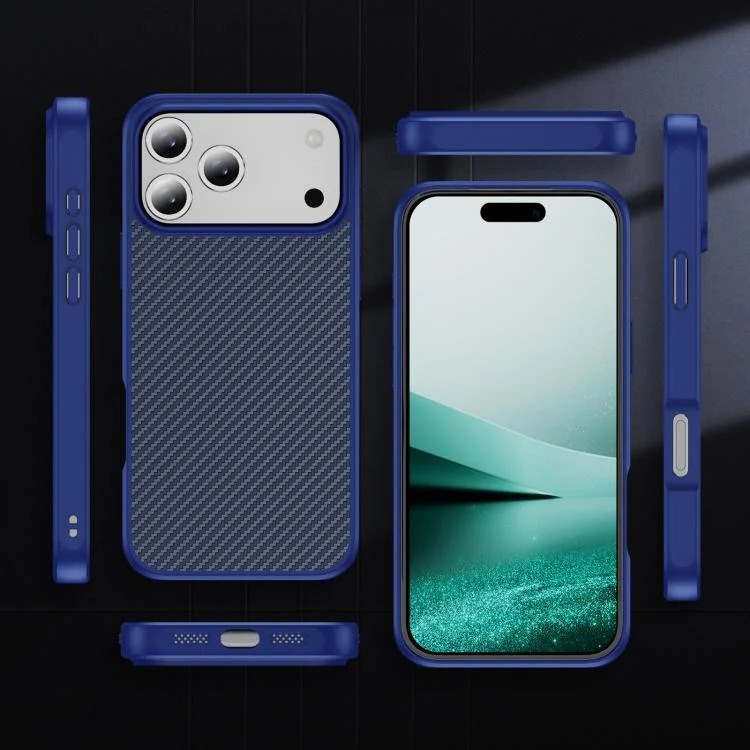 EDA008436201A_3.webp Carbon Fiber Texture Skin-feel MagSafe Phone Case, For iPhone 17 Pro Max, For iPhone 17 Pro, For iPhone 17, For iPhone 17 Air, For iPhone 16 Pro Max - Image 4