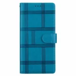 Embossed Checkered Leather Phone Case, For iPhone 16 Pro Max, For iPhone 16 Plus, For iPhone 16, For iPhone 15 Pro Max - Image 2