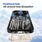 ABEEL Ice Fox Series Magsafe Heat Sink Cooling Phone Case, For iPhone 16e, For iPhone 16 Pro Max, For iPhone 16 Pro, For iPhone 16 - Image 6