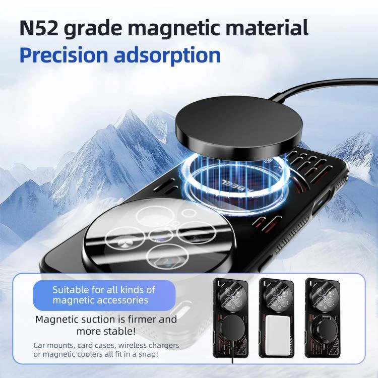 EDA008441202A_3.webp ABEEL Ice Fox Series Magsafe Heat Sink Cooling Phone Case, For vivo X200 Pro - Image 4