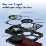 ABEEL Ice Fox Series Magsafe Heat Sink Cooling Phone Case, For vivo X200s, For vivo X200 Ultra, For vivo X200, For vivo X200 Pro Mini - Image 6