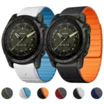 xDfind Two Color Silicone Magnetic Watch Band - Image 2