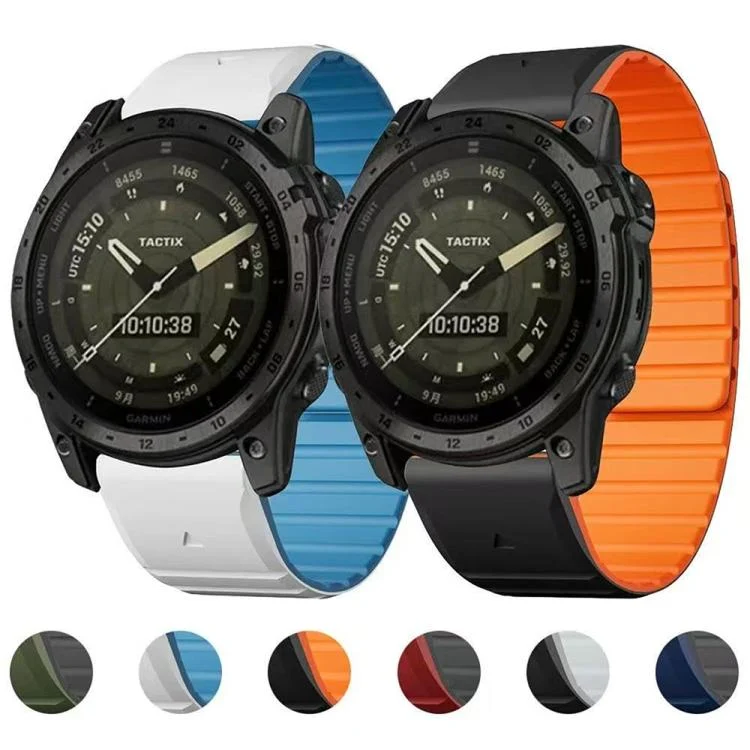 EDA0084430_B1.webp xDfind Two Color Silicone Magnetic Watch Band - Image 2