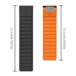 xDfind Two Color Silicone Magnetic Watch Band - Image 4