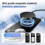 ABEEL Ice Fox Series Magsafe Heat Sink Cooling Phone Case, For Redmi K80 Pro, For Redmi K80 - Image 4