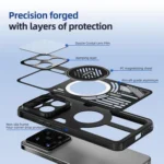 ABEEL Ice Fox Series Magsafe Heat Sink Cooling Phone Case, For Xiaomi 15S Pro, For Xiaomi 15 Ultra, For Xiaomi 15 Pro, For Xiaomi 15 - Image 6