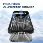 ABEEL Ice Fox Series Magsafe Heat Sink Cooling Phone Case, For Xiaomi 15S Pro, For Xiaomi 15 Ultra, For Xiaomi 15 Pro, For Xiaomi 15 - Image 7