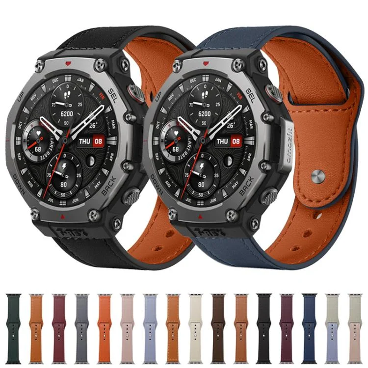 EDA0084481_B1.webp xDfind Rivet Buckle Genuine Leather Watch Band - Image 2