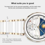 xDfind Ceramic Stainless Steel Watch Band - Image 7