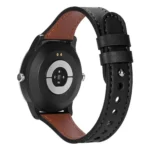 xDfind Double Ring Single Rivet Genuine Leather Watch Band