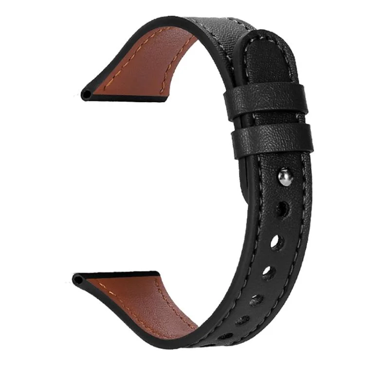EDA008452701A_1.webp xDfind Double Ring Single Rivet Genuine Leather Watch Band - Image 9