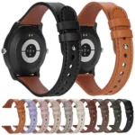 xDfind Double Ring Single Rivet Genuine Leather Watch Band - Image 2
