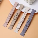 xDfind Double Ring Single Rivet Genuine Leather Watch Band - Image 7