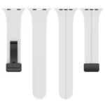 xDfind  Flat Head Groove Folding Black Buckle Silicone Watch Band - Image 9