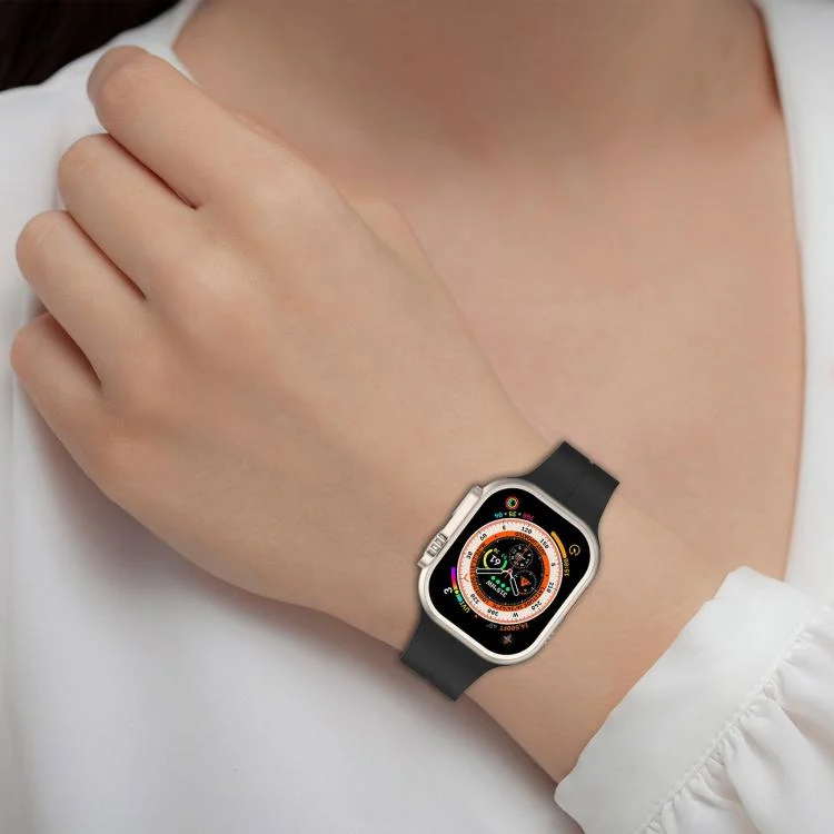 EDA0084536_B5.webp xDfind  Flat Head Groove Folding Black Buckle Silicone Watch Band - Image 6