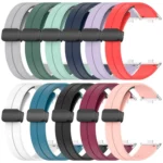 xDfind Flat Head Groove Folding Black Buckle Silicone Watch Band - Image 3